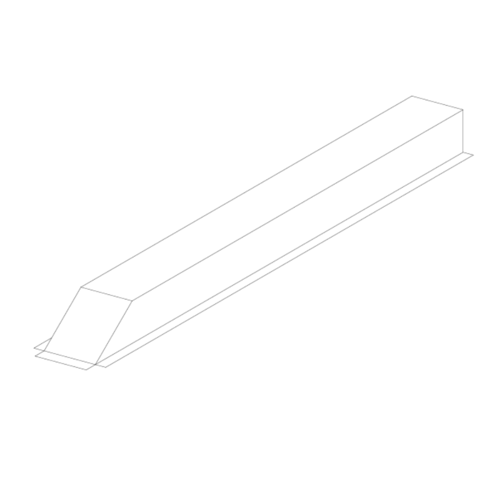 LINE COVER 4 x 8' WITH SLANTED ANGLE CAP – A&R Supply - Air Conditioning &  Refrigeration Wholesaler