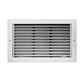 FLUSH MOUNT FRAME - FIXED BAR ALUMINUM RETURN AIR GRILLE