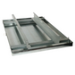 METAL DRAIN PAN WITH RAILS