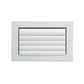 ALUMINUM WHITE 1-WAY MULTI-SHUTTER SUPPLY GRILLE