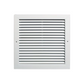 WHITE ALUMINUM RETURN AIR GRILLE