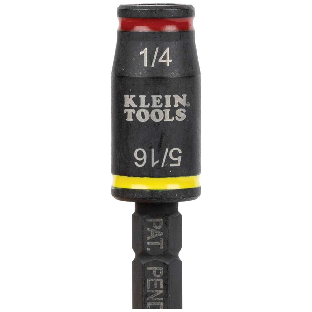 3-IN-1 IMPACT FLIP SOCKET, 1/4-INCH, 5/16-INCH, 3-INCH LENGTH