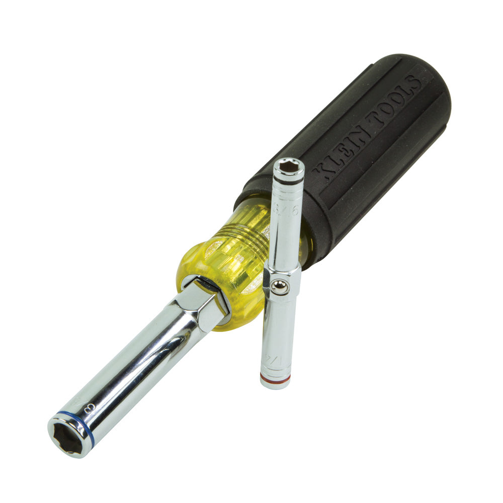 5-IN-1 MULTI-BIT SCREWDRIVER / NUT DRIVER, HEAVY DUTY