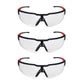 3PK SAFETY GLASSES - CLEAR ANTI-SCRATCH LENSES