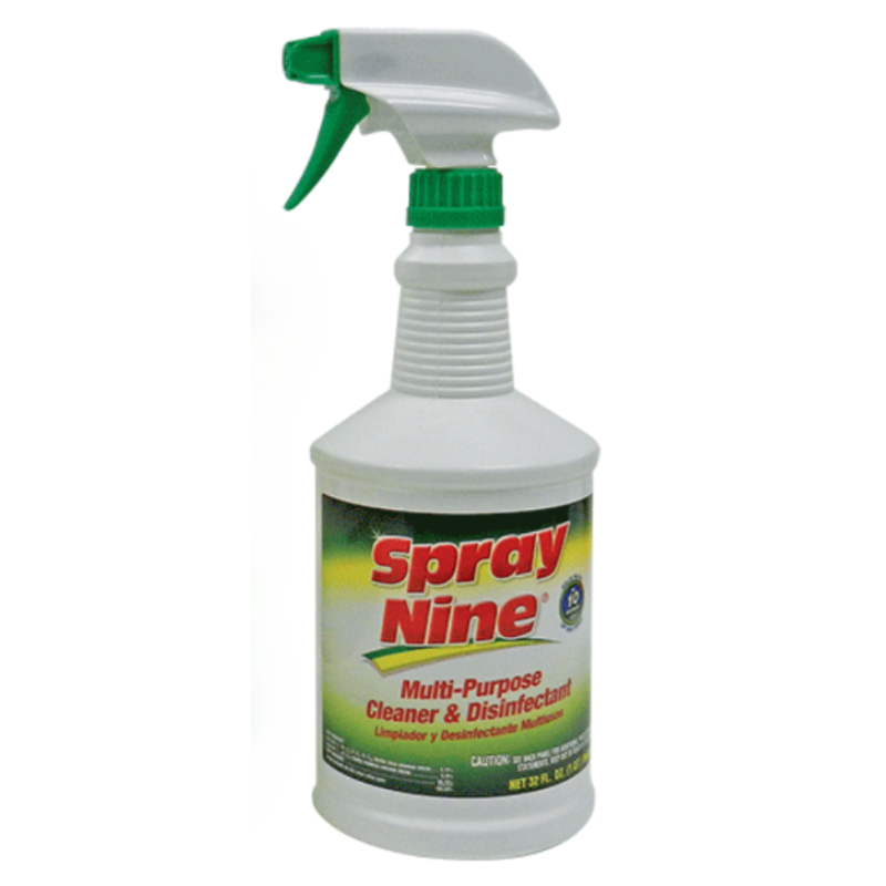 CLENAIR SPRAY NINE® CLEANER & DISINFECTANT - 32 OZ