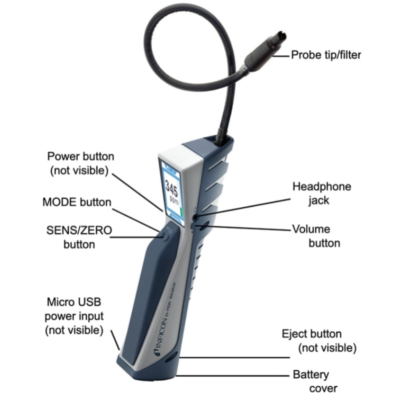 D-TEK STRATIS® REFRIGERANT LEAK DETECTOR