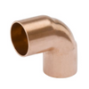 3/8" X 1/4" 90° COPPER ELBOW SHORT RADIUS - C X C