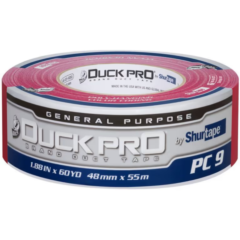 DUCK PRO® BLACK GENERAL PURPOSE GRADE CLOTH DUCT TAPE