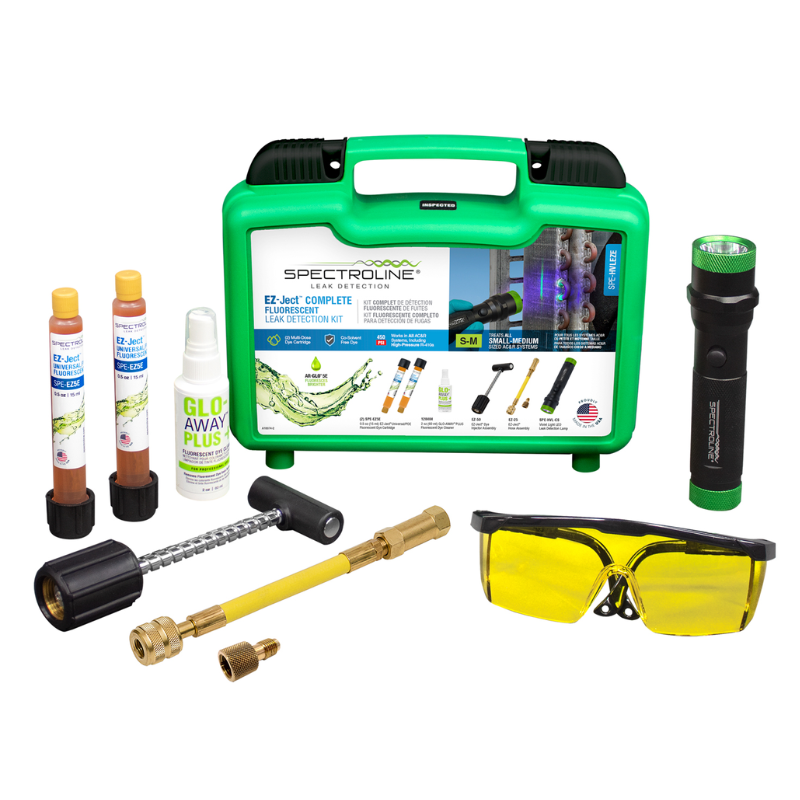 EZ-JECT™ COMPLETE FLUORESCENT LEAK DETECTION KIT