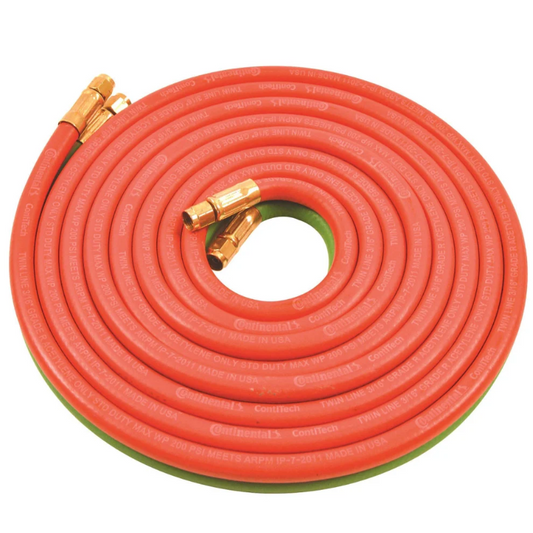 12FT "A" OXYACETYLENE TWIN HOSE 3/16" I.D., Max. W.P. 200 PSI