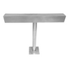 SINGLE LEG ALUMINUM PIPE STAND - 12"W X 30"H