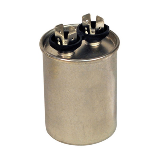 5 MFD SINGLE RUN CAPACITOR - 440/370V ROUND CAPACITOR - USA MADE