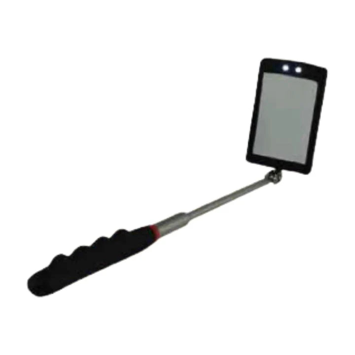 2" X 3-1/4" RECTANGULAR TELESCOPIC MIRROR WITH LED