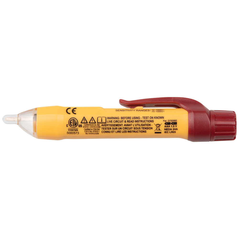 DUAL RANGE NON-CONTACT VOLTAGE TESTER 12 - 1000V AC