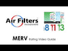 14" x 20" x 1" MERV 8 PLEATED AIR FILTER