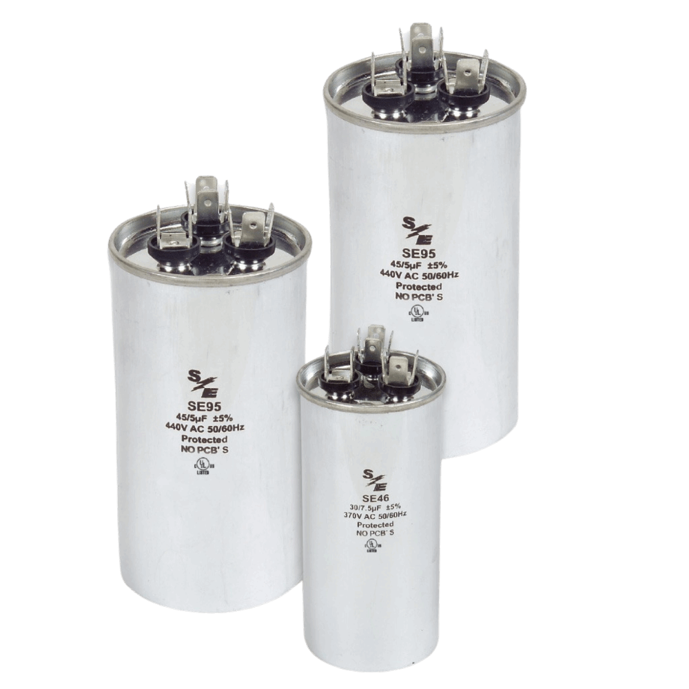 35+4 MFD. 370V DUAL ROUND CAPACITOR