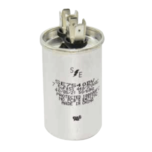 55 ΜF MFD 370V/440V ROUND CAPACITOR