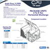 CPU - PACKAGED UNIT - HORIZONTAL DISCHARGE