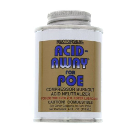 ACID-AWAY COMPRESSOR BURNOUT ACID NEUTRALIZER FOR POLYOL ESTER REFRIGERATION OILS (4 OZ)